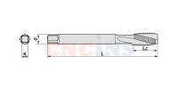 Метчик М10*1,5 для глухих отверстий, с покрытием TiCN-C