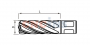DNHX-20380 Корончатое сверло по металлу, HSS-E, 38*25 мм, хвостовик Weldon 3/4"