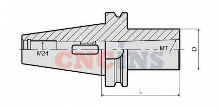 Патрон сверлильный под конус Морзе BT50-MTA2-150