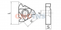 22ER-4API502 DP220 Пластина резьбовая