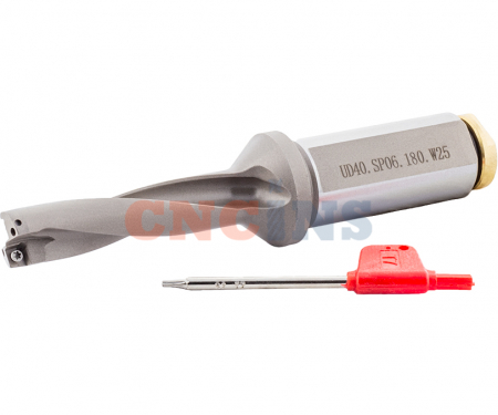 Сверло со сменными пластинами UD40.SP06.180.W25