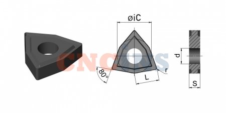 WNMG060408-MM-KP2120 Пластина токарная для нержавеющей стали, получистовая обработка