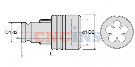 LG-ATD-TC312-38 Адаптер для плашек