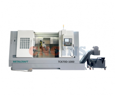 Горизонтальный токарный станок MetalCraft TCK70D-1000 c ЧПУ KND (TCK70D-1000.К18,5/22.A2-8.12K.254T)
