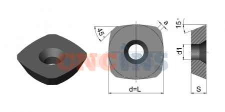 SDMW1205ZTN-WS5120 Пластина фрезерная