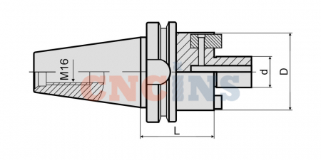 Оправка для насадных фрез BT40-FMB32-045
