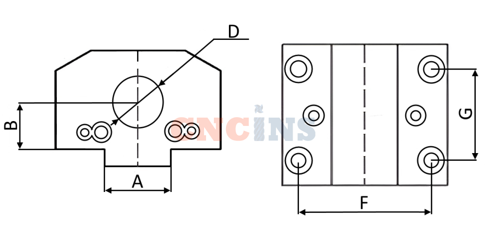  BOT-D-AV (для осевого инструмента разрезной) 
